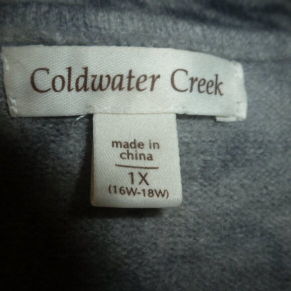 🖤 Coldwater Creek 100% Wool Vest – Floral Color changing Pattern – Size 1X - Picture 11 of 14